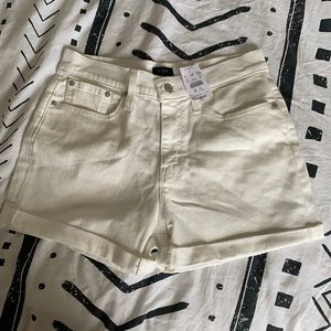 NEW J.Crew White Denim Shorts